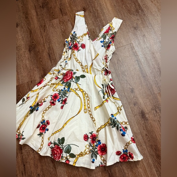 Bailey Blue • Corset Floral Fit and Flare Sun Dress - Picture 2 of 13